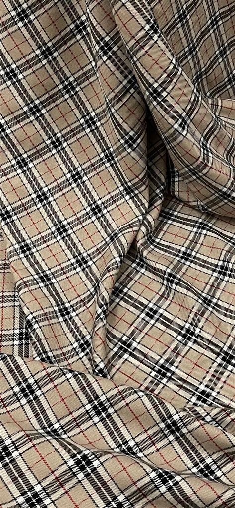 what is burberry made of|buy Burberry fabric online cheap.